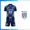 Custom Breathable Soccer Uniform Set – Jersey & Shorts Full Sublimation with 160G Birdseye Mesh
