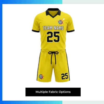 Custom VIP Performance Soccer Uniform Set – Mesh Jersey & Shorts Full Sublimation (Athletic Fit)