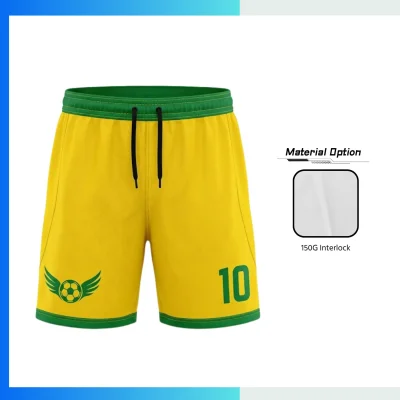 Custom Men’s & Youth Soccer Shorts with 150G Interlock