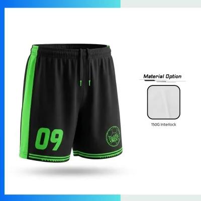 Custom Women’s Soccer Shorts – 150G Interlock Full Sublimation Team Performance Shorts