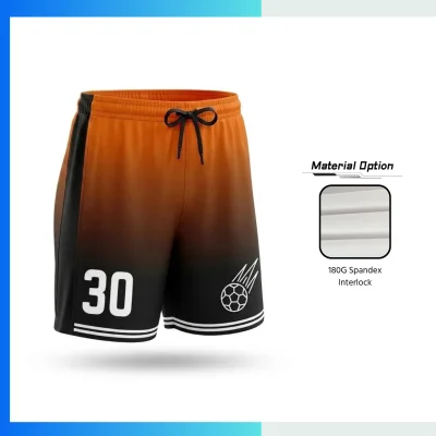 Custom Women’s Compression Soccer Shorts – 180G Spandex Interlock 4-Way Stretch Sublimation