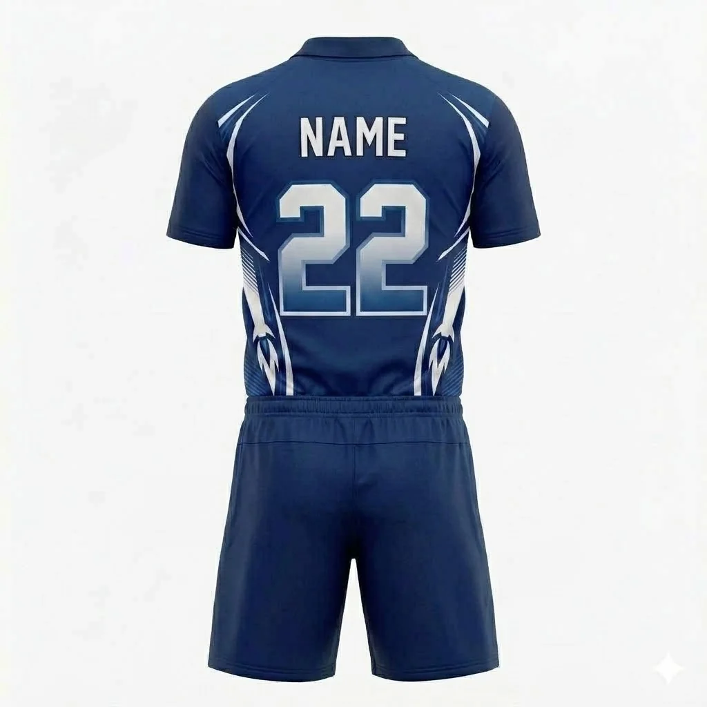 Custom Breathable Soccer Uniform Set – Jersey & Shorts Full Sublimation with 160G Birdseye Mesh - Image 2
