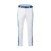 A pair of capri-length baseball pants with vibrant, all-over sublimated team graphics, made from performance spandex interlock fabric.