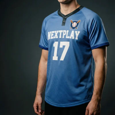 A premium custom baseball jersey with a clean no-piping design, sublimated on high-performance Nike-style fabric.