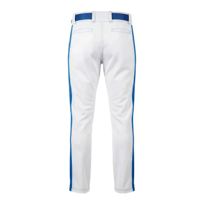 A pair of full-length baseball pants with vibrant, all-over sublimated team graphics, made from performance spandex interlock fabric.