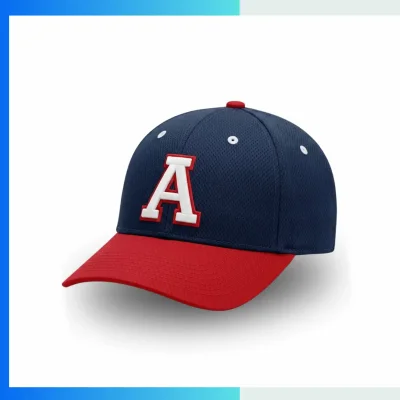Custom Structured Baseball Cap β 3D Embroidered Team Logo Mesh Cap
