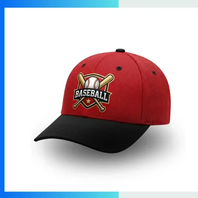 Custom Mesh Baseball Cap – Full Sandwich Mesh 3D Embroidered Team Hat