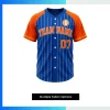 Custom Sublimated & Embroidered Full-Button Baseball Jersey – Premium No Piping Team Uniform