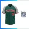 Custom Full-Button Baseball Jersey – Raglan Sleeve Sublimated Team Uniform
