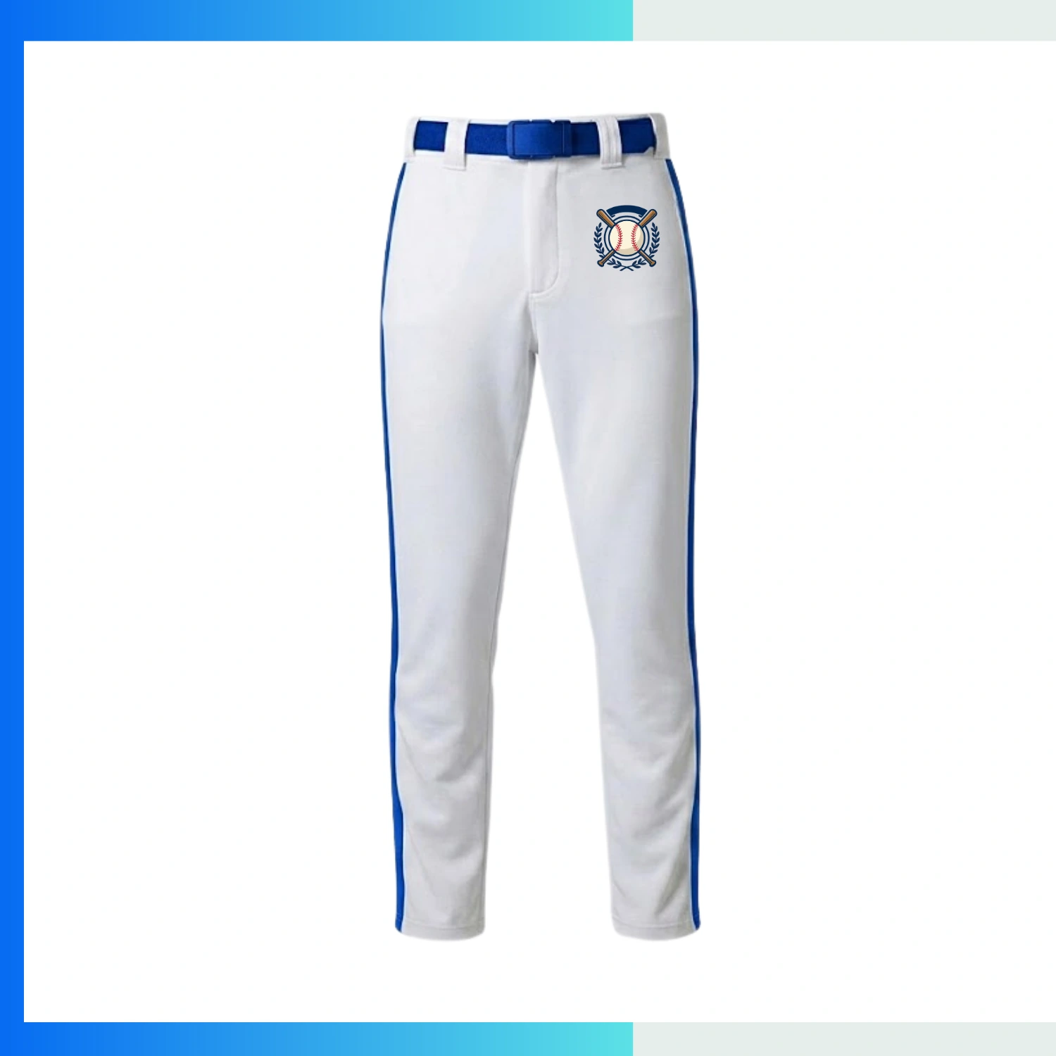 Custom Sublimated Capri Baseball Pants – 280G Spandex Interlock Below-Knee Athletic Team Pants