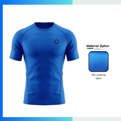 Custom Compression Base Layer Jersey – 70D Cooling Short Sleeve Performance Inner Shirt