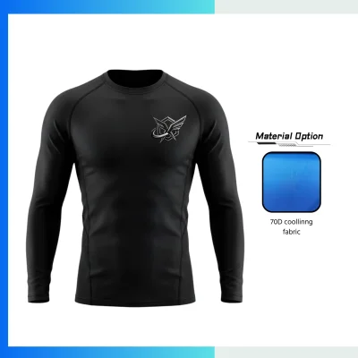 Custom Compression Base Layer Jersey – 70D Cooling Long Sleeve Performance Training Shirt