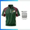Custom Quarter Zip Baseball Windbreaker Jacket with Embroidery