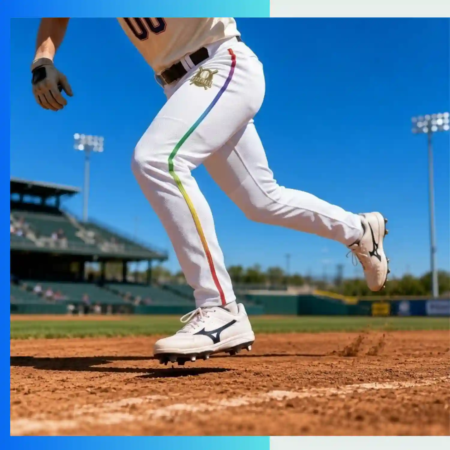 Custom Mesh Contrast Pocket Baseball Pants – Taiwan Needle Eye Breathable Full-Length Team Uniform Pants - Image 3