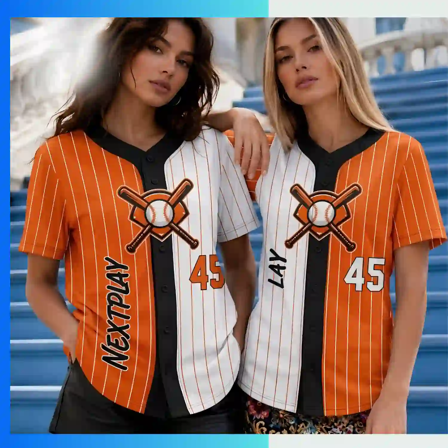 Custom Reversible Baseball Jersey – 200G Interlock Double-Sided Sublimated Team Uniform - Image 3