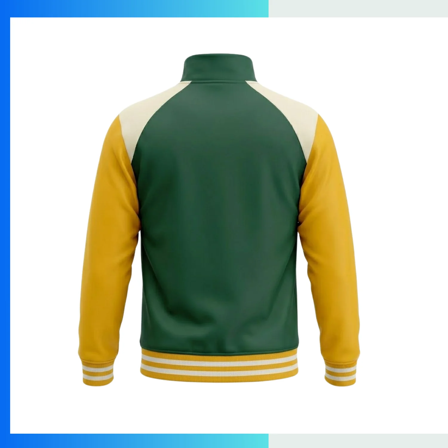 Custom Long Sleeve Track Shirt Jacket – Full Zip Team Baseball Warm-Up Jacket - Image 2