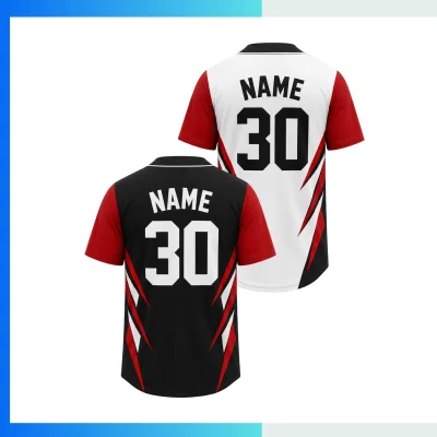 Alternative view of Reversible Baseball Jersey 135G Dot Mesh Sublimated Team Uniform
