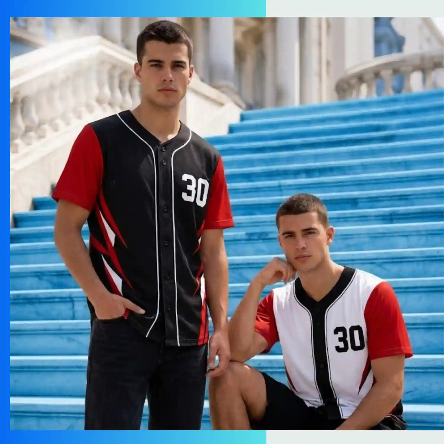 Reversible Baseball Jersey 135G Dot Mesh Sublimated Team Uniform - Image 3