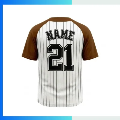 Alternative view of Custom Personalized Baseball Jersey – Individual Tackle Twill Name & Number + Sublimation Team Uniform