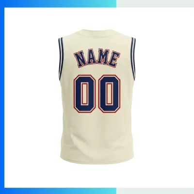 Alternative view of Custom 2-Button Sleeveless Baseball Jersey – Sublimated Tank Team Uniform (YXS–5XL)