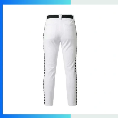 Alternative view of Custom Premium Baseball Pants – South Korea Silk Full-Length Team Pants with Embroidery & Piping