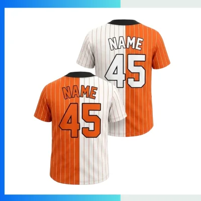 Alternative view of Custom Reversible Baseball Jersey – 200G Interlock Double-Sided Sublimated Team Uniform