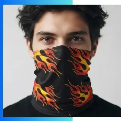 Alternative view of Custom Dual Layer IcyKool Cooling Bandana 62×50cm Sublimated Cooling Fabric Neck Gaiter for Outdoor Sports