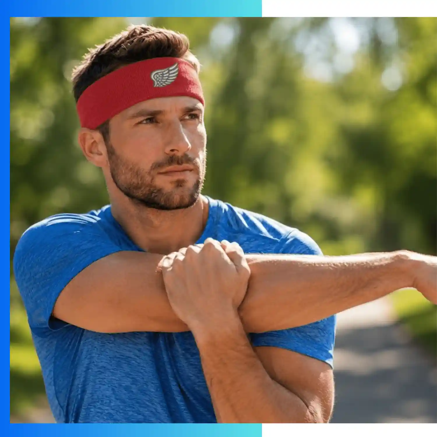 Custom Jacquard Stretch Headbands – Woven Pattern Cotton Blend Sports & Promotional Headwear - Image 2