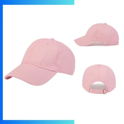 Alternative view of Unstructured 6-Panel Cotton Soft Top Baseball Cap – Adjustable Casual Dad Hat with Pre-Curved Visor