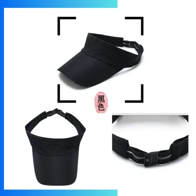 Quick Dry Sport Sun Visor – Lightweight Polyester Running & Tennis Visor Hat