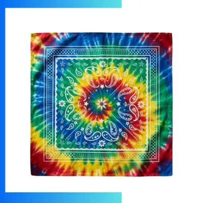 Custom Heavyweight Double Layer Lycra Bandana 24×48cm 170GSM Sublimated for Sports & Fashion