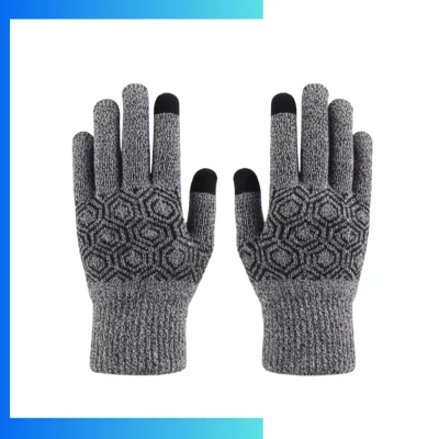 Thermal Touchscreen Winter Gloves – Custom Acrylic Spandex Fleece Lined Warm Gloves with Logo