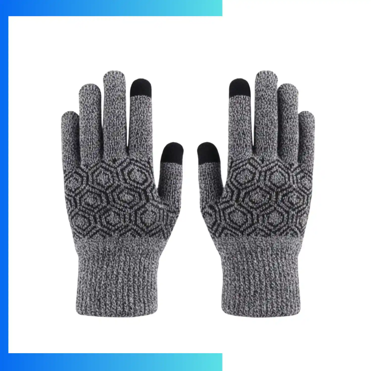 Thermal Touchscreen Winter Gloves – Custom Acrylic Spandex Fleece Lined Warm Gloves with Logo