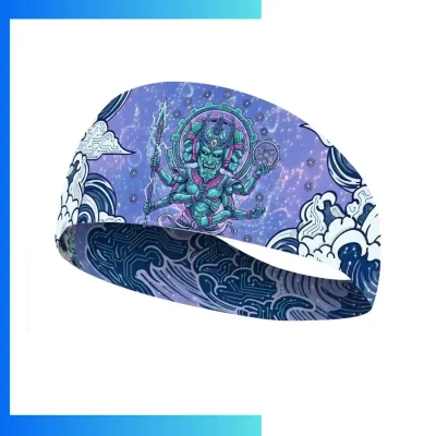 Custom 9" Sublimated Cooling Headbands β Compact Evaporative Cooling Sports Headwear