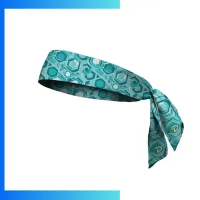 Custom 40.25" Γ 2.25" Sublimated Cooling Headbands β Long Narrow Evaporative Sports Headwear