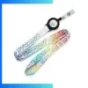 Custom Dye Sublimation Lanyard with Retractable Reel – Full Color ID Neck Strap Combo