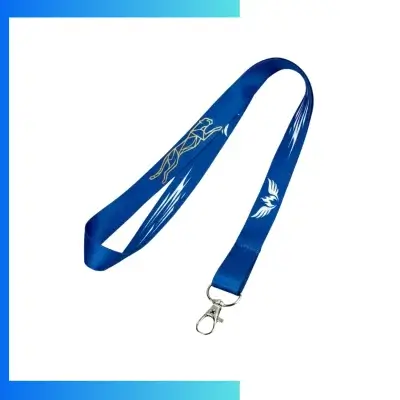 Custom RPET Woven Lanyards – Eco-Friendly Jacquard Logo Recycled Polyester Neck Lanyards