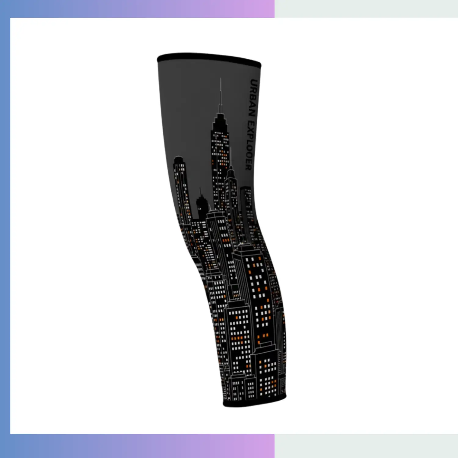 Cycling leg warmers, 250gsm lycra superfine tricot, full custom sublimation for bike team apparel.