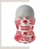 Custom lightweight nylon blend sublimated bandana front view