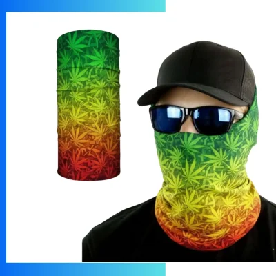 Custom Semi Double Layer Sublimated Bandana – 140GSM Lightweight Nylon Blend Neck Gaiter