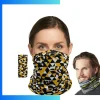 Custom Sublimated Cooling Bandana with Button Closure – 10.8"R × 18.8"H Evaporative Cooling Neck Wrap
