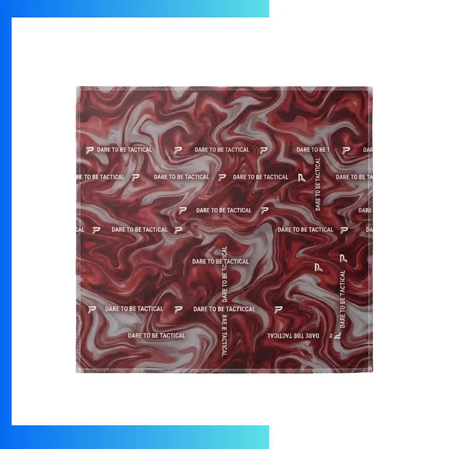 Custom Cotton Bandana 25×48cm – 95% Cotton / 5% Spandex One Color Screen Printed Scarf