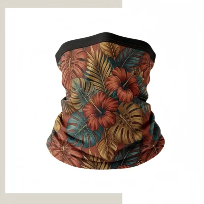 Custom semi double layers cotton bandana with 12cm fold - SKU NPS-ACC-NGT-201