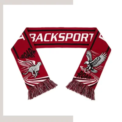 Premium Soft Knitted Jacquard Scarf with Tassels – 90% Acrylic 10% Spandex Custom 7-Color Winter Scarf