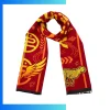 Premium Business Jacquard Scarf – Viscose Polyester Executive Scarf 30cm Custom 3-Color Corporate Gift Scarf with Tassels