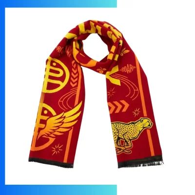 Premium Business Jacquard Scarf β Viscose Polyester Executive Scarf 30cm Custom 3-Color Corporate Gift Scarf with Tassels