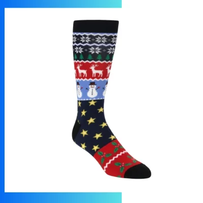 Custom Over the Calf Socks – 360° Full Digital Print Cotton Blend Sports & Team Socks
