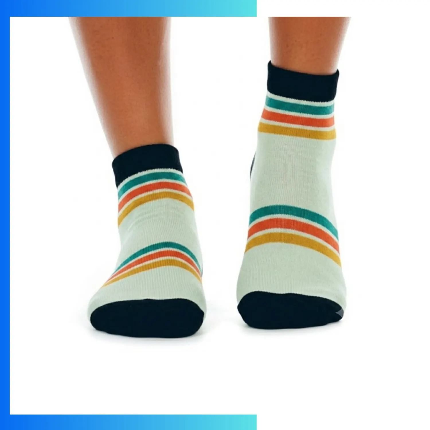 Custom Ankle Cut Socks – 360° Full Digital Print Low Profile Sports & Promotional Socks