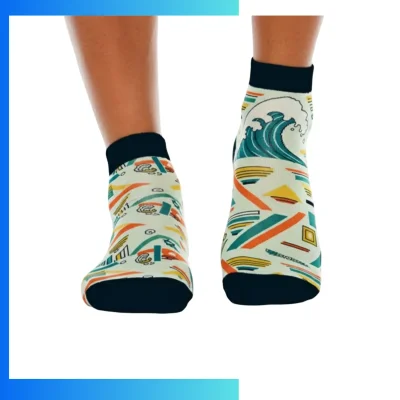 Custom Ankle Cut Socks – 360° Full Digital Print Low Profile Sports & Promotional Socks
