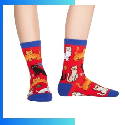 Custom Kids Mid Crew Socks – 360° Digital Print Sports Socks (96% Polyester, 176N Construction)